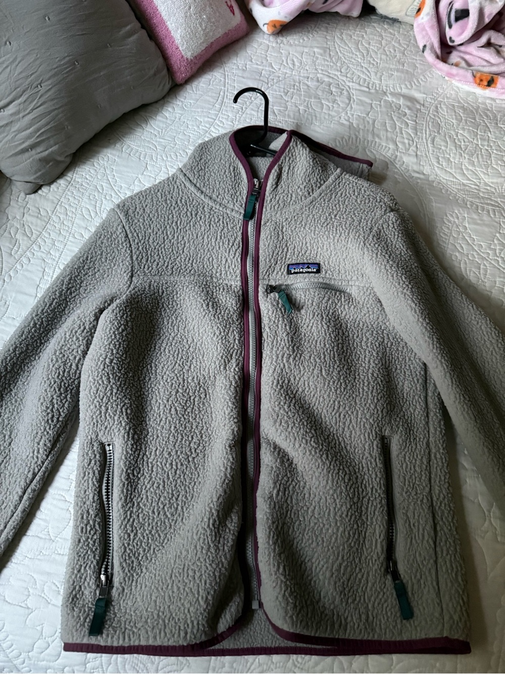 Patagonia Women's Gray Full-Zip Fleece Jacket